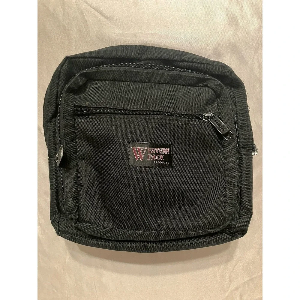 Heavy Duty Lg Capacity Western‎ Pack Products Waist Fanny Hip Pack Black Hiking